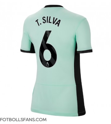 Chelsea Thiago Silva #6 Replika Tredje Tröja Damer 2023-24 Kortärmad
